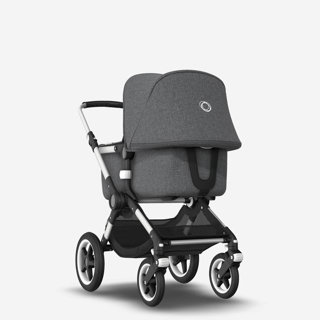 Refurbished Bugaboo Fox complete ALU/GREY MELANGE-GREY MELANGE - Main Image Slide 1 of 6