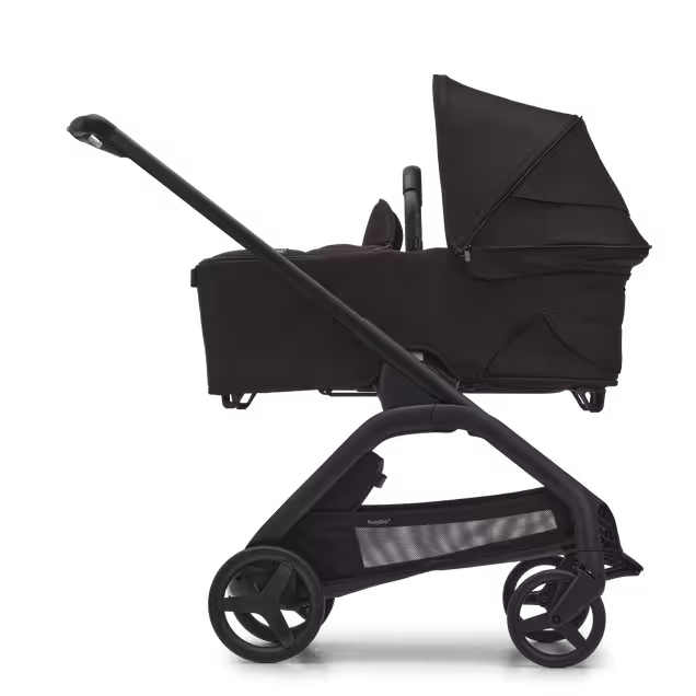 Bugaboo Dragonfly seat/bassinet complete US BLACK/MIDNIGHT BLACK-MIDNIGHT BLACK - Main Image Slide 3 of 10