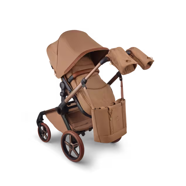 Bugaboo x Stella McCartney Fox 5 Renew 2-in-1 pushchair tobacco brown base, tobacco brown fabrics, tobacco brown sun canopy - Main Image Slide 13 of 13