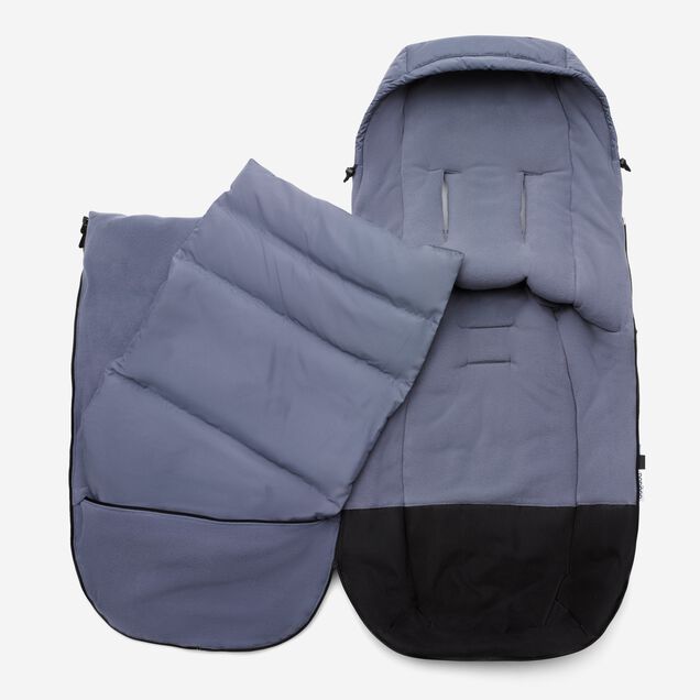Refurbished Bugaboo performance winter footmuff SEASIDE BLUE - Main Image Slide 5 of 6