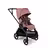 Bugaboo Dragonfly Plus 2-in-1 stroller black base, dusty pink fabrics, dusty pink sun canopy  - Thumbnail Slide 3 of 11