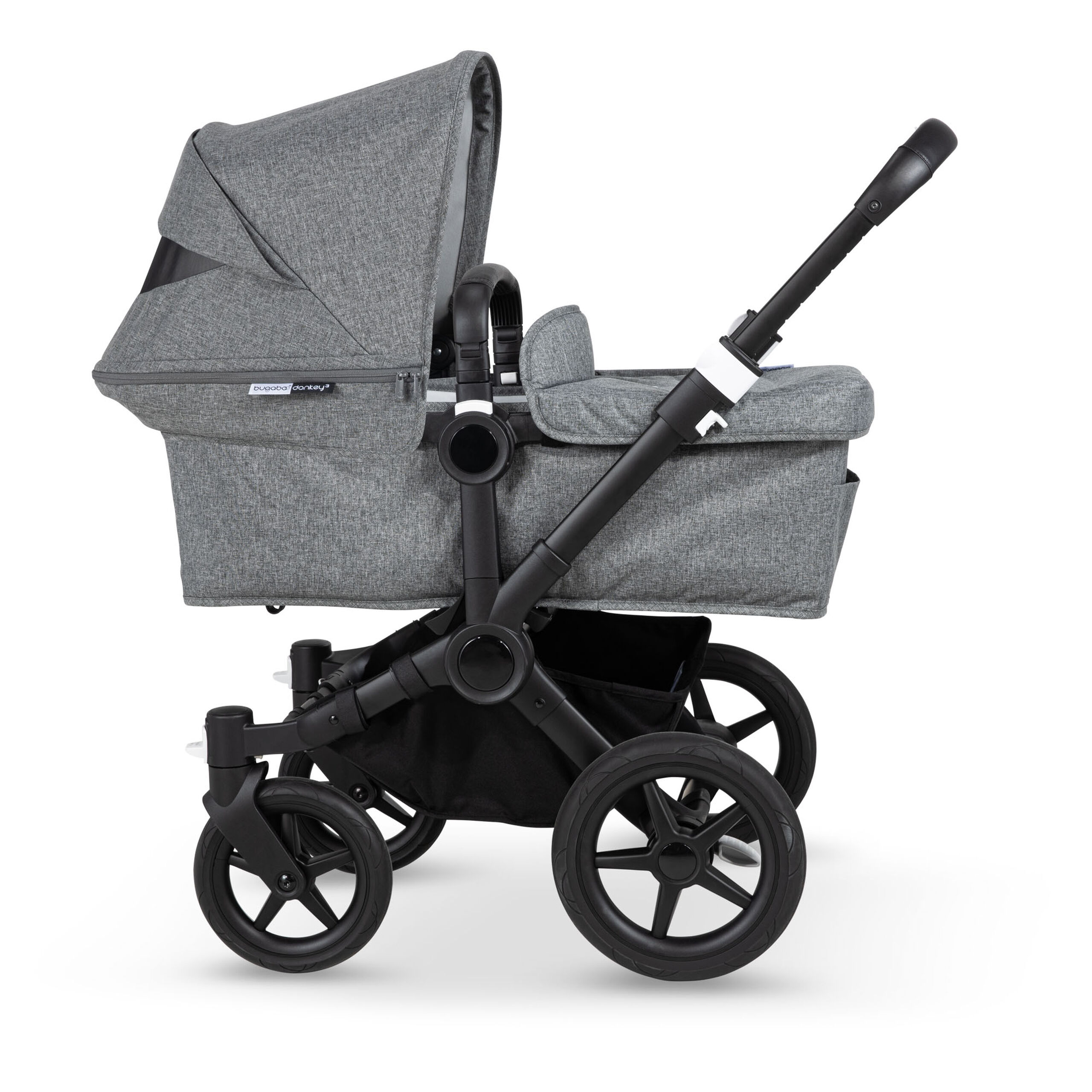 Bugaboo Donkey3 sun canopy GREY MELANGE - Thumbnail Slide 14 of 22