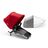 Refurbished Bugaboo Donkey3 duo extension compl ALU/GREY MELANGE-RED - Thumbnail Slide 1 of 2