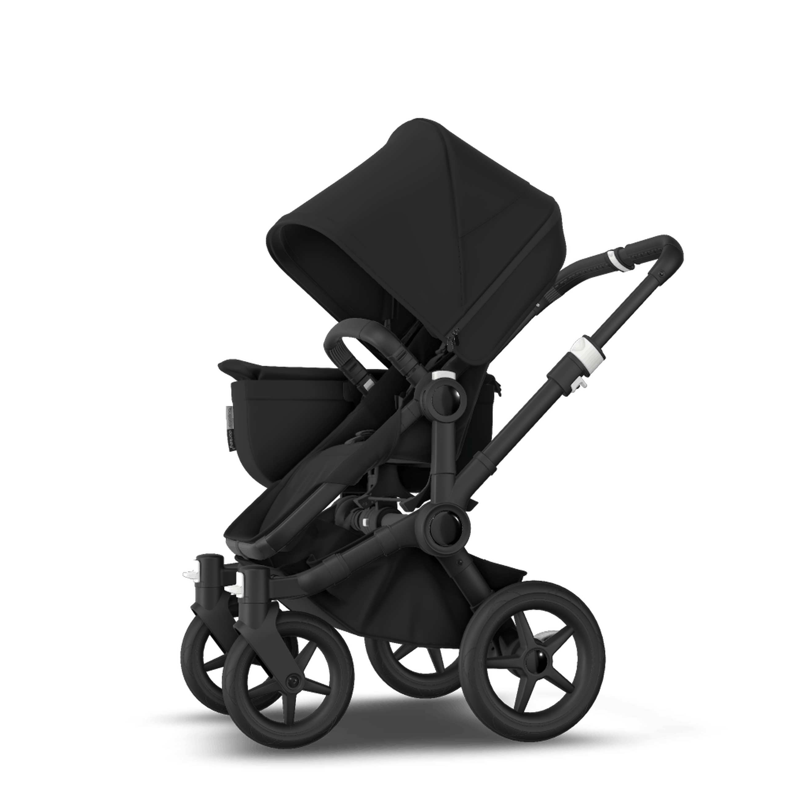 Bugaboo Donkey 3 Mono Complete black sun canopy, black seat, black chassis - Thumbnail Slide 4 of 5