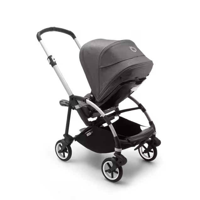 Bugaboo Bee6 complete RW fabric NA ALU/GREY-GREY MELANGE - Main Image Slide 2 of 3