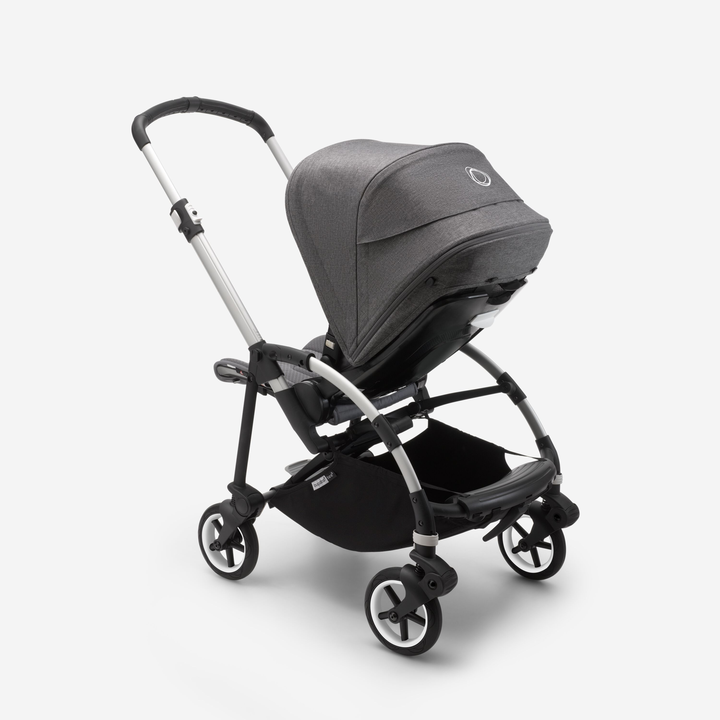 Bugaboo Bee6 complete RW fabric NA ALU/GREY-GREY MELANGE - Main Modal Image Slide 2 of 3