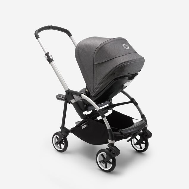 Bugaboo Bee6 complete RW fabric NA ALU/GREY-GREY MELANGE - Main Image Slide 2 of 3