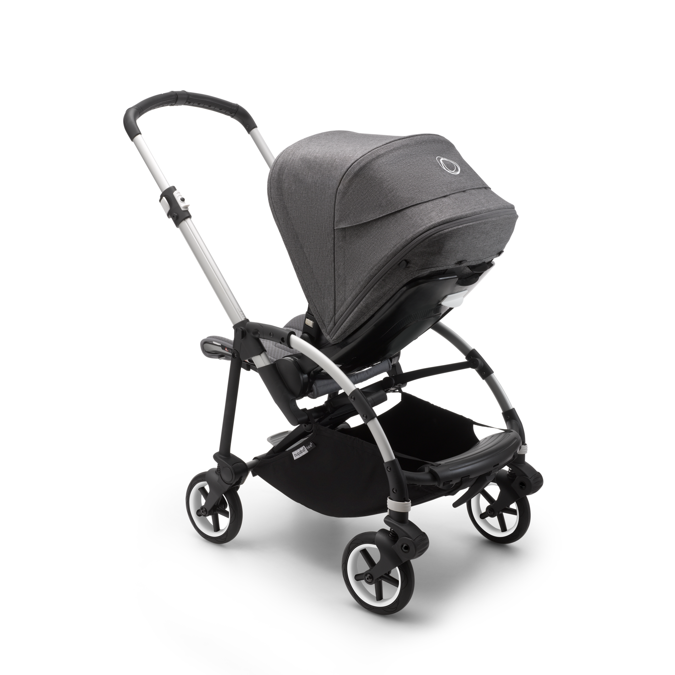 Bugaboo Bee6 complete ALU/GREY -GREY MELANGE - Thumbnail Slide 2 van 3