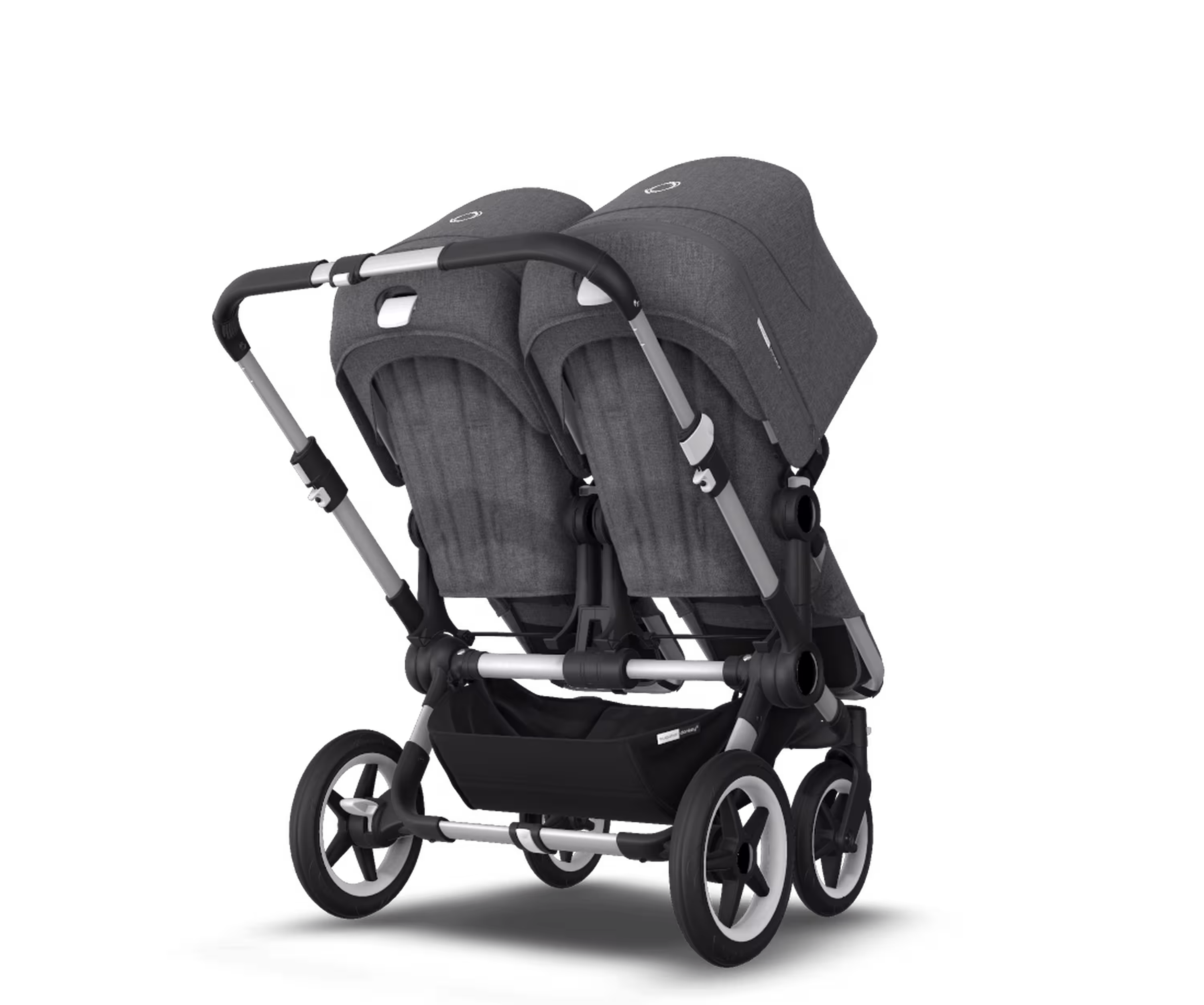 US - Bugaboo D3T stroller bundle aluminum grey melange grey melange - Main Modal Image Slide 5 of 6