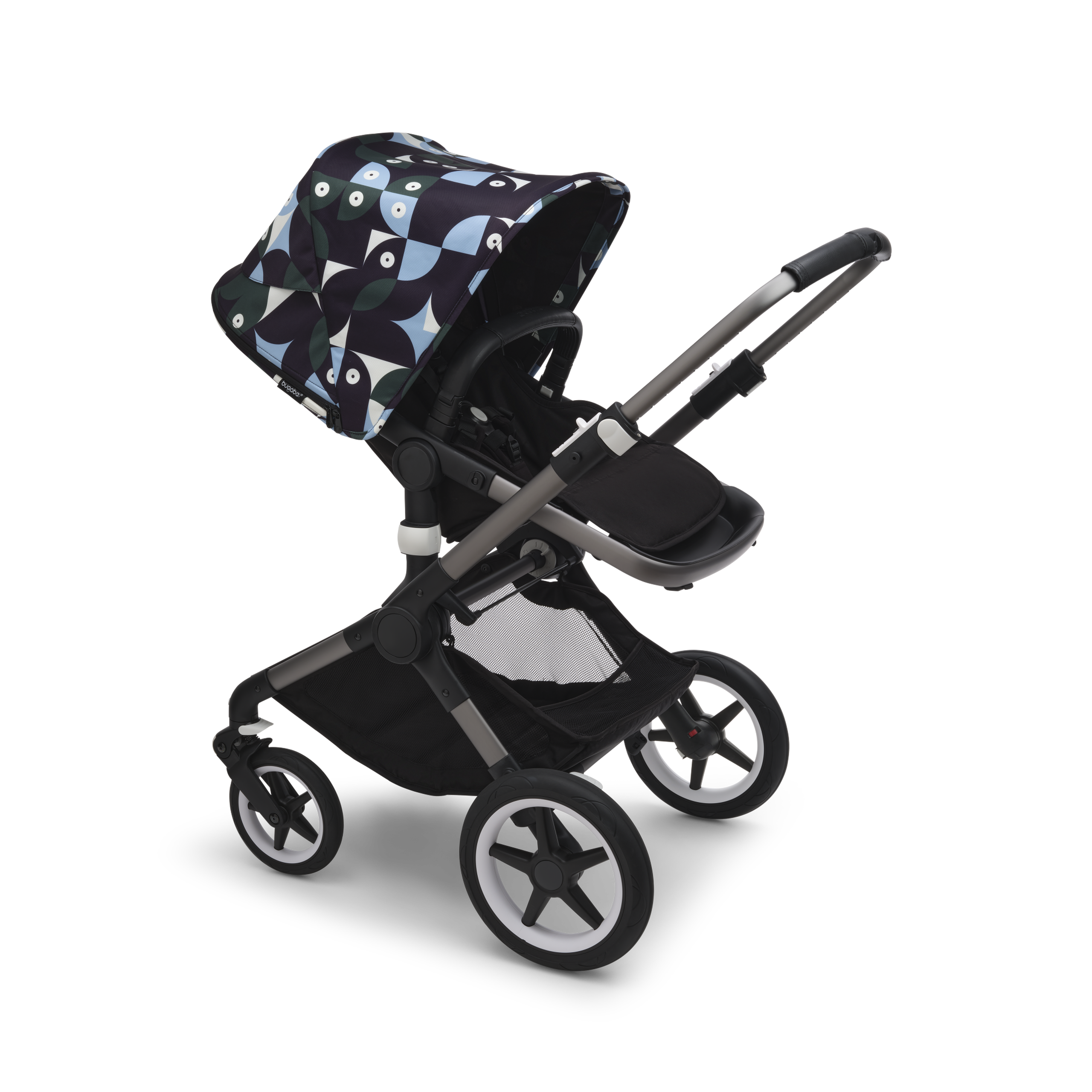 Bugaboo Fox 3 sun canopy Animal Explorer GREEN/ LIGHT BLUE - Thumbnail Slide 6 of 7