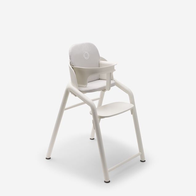Bugaboo Giraffe chair with baby set and baby pillow set in white. - Main Image Slide 2 of 4