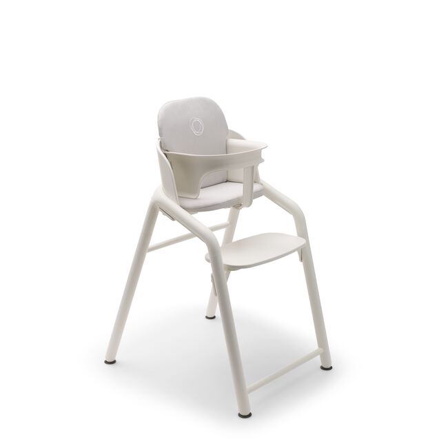 Bugaboo Giraffe chair with baby set and baby pillow set in white. - Main Image Slide 2 van 4