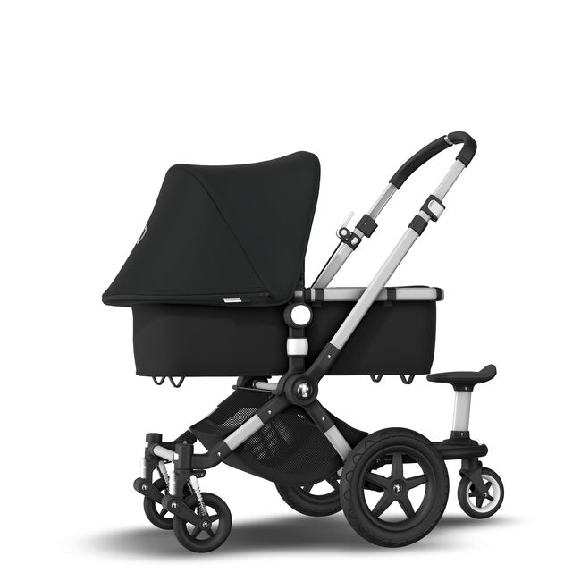 Bugaboo Cameleon 3 Plus Sit and stand stroller Black sun canopy, black fabrics, aluminum | Bugaboo