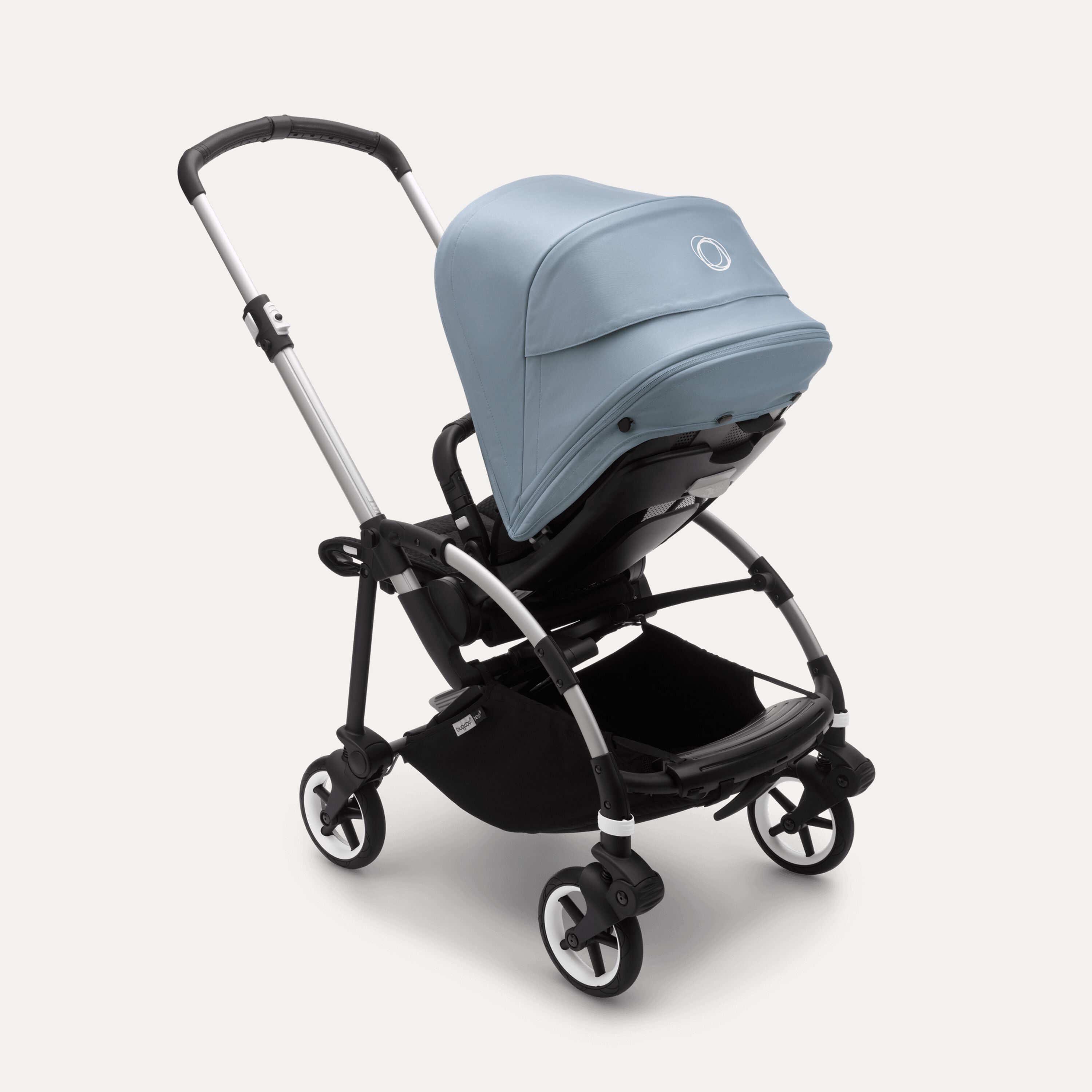 Bugaboo Bee 6 seat stroller vapor blue sun canopy, black fabrics, aluminium base - Main Modal Image Slide 2 of 2