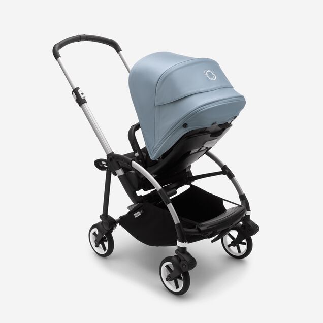 Bugaboo Bee 6 seat stroller vapor blue sun canopy, black fabrics, aluminium base - Main Image Slide 2 of 2