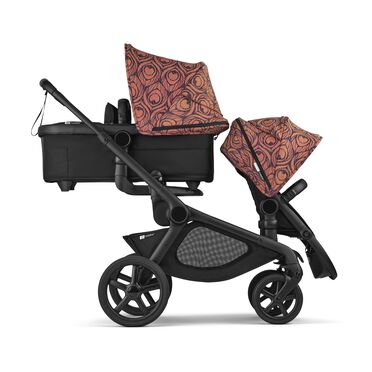 Bugaboo x Artipoppe Kangaroo Limited edition 2-in-1 tandem stroller black base, heritage black fabrics, bugaboo x artipoppe sun canopy - view 2