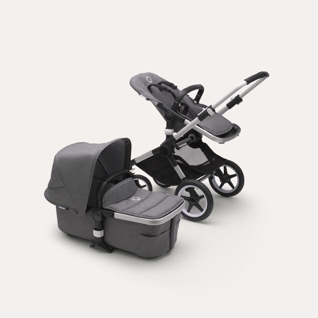 Refurbished Bugaboo Fox2 complete UK ALU/GREY MELANGE-GREY MELANGE - Main Image Slide 2 of 4