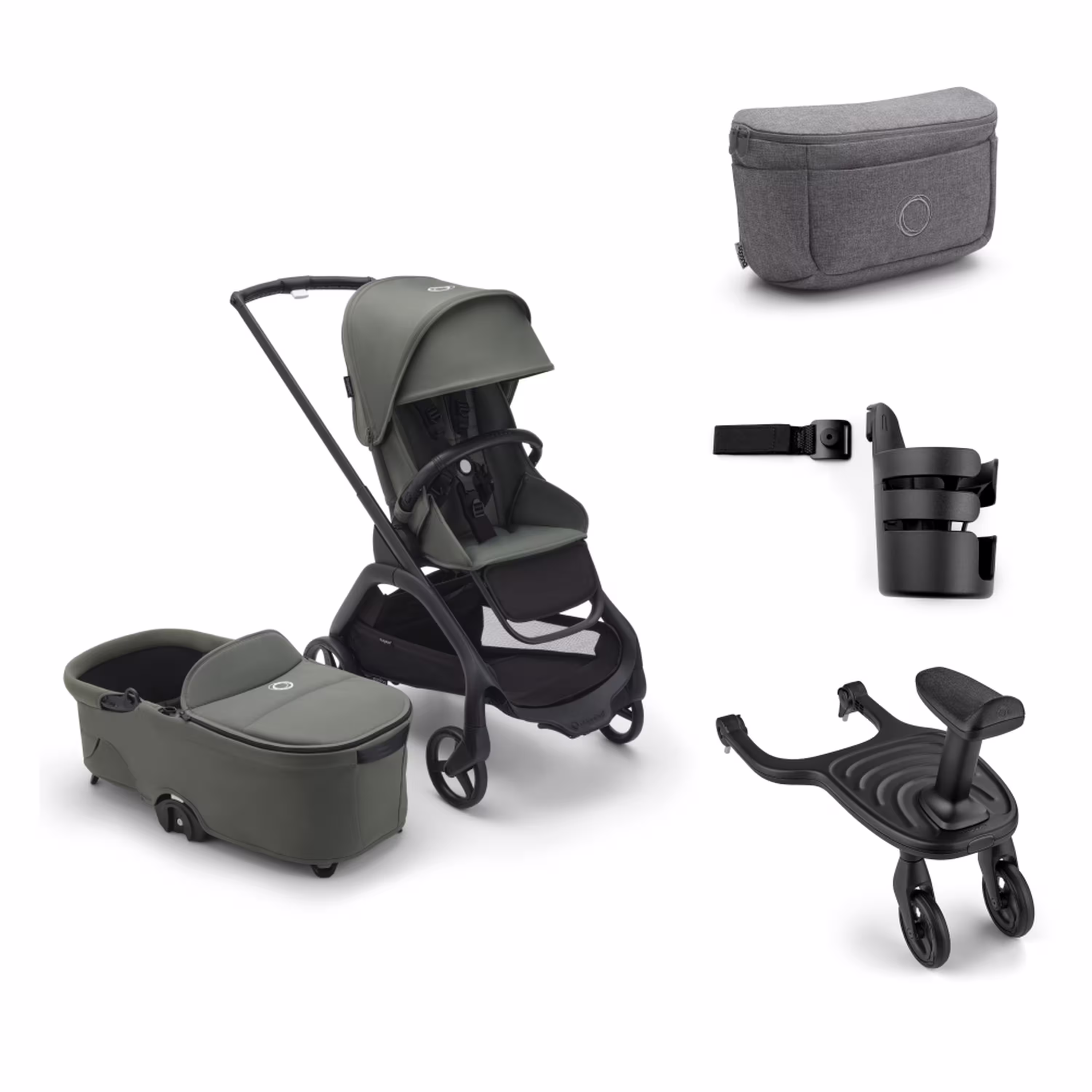 Bugaboo Dragonfly Seat and Bassinet Sibling Essentials Bundle - Main Modal Image Slide 1 of 5