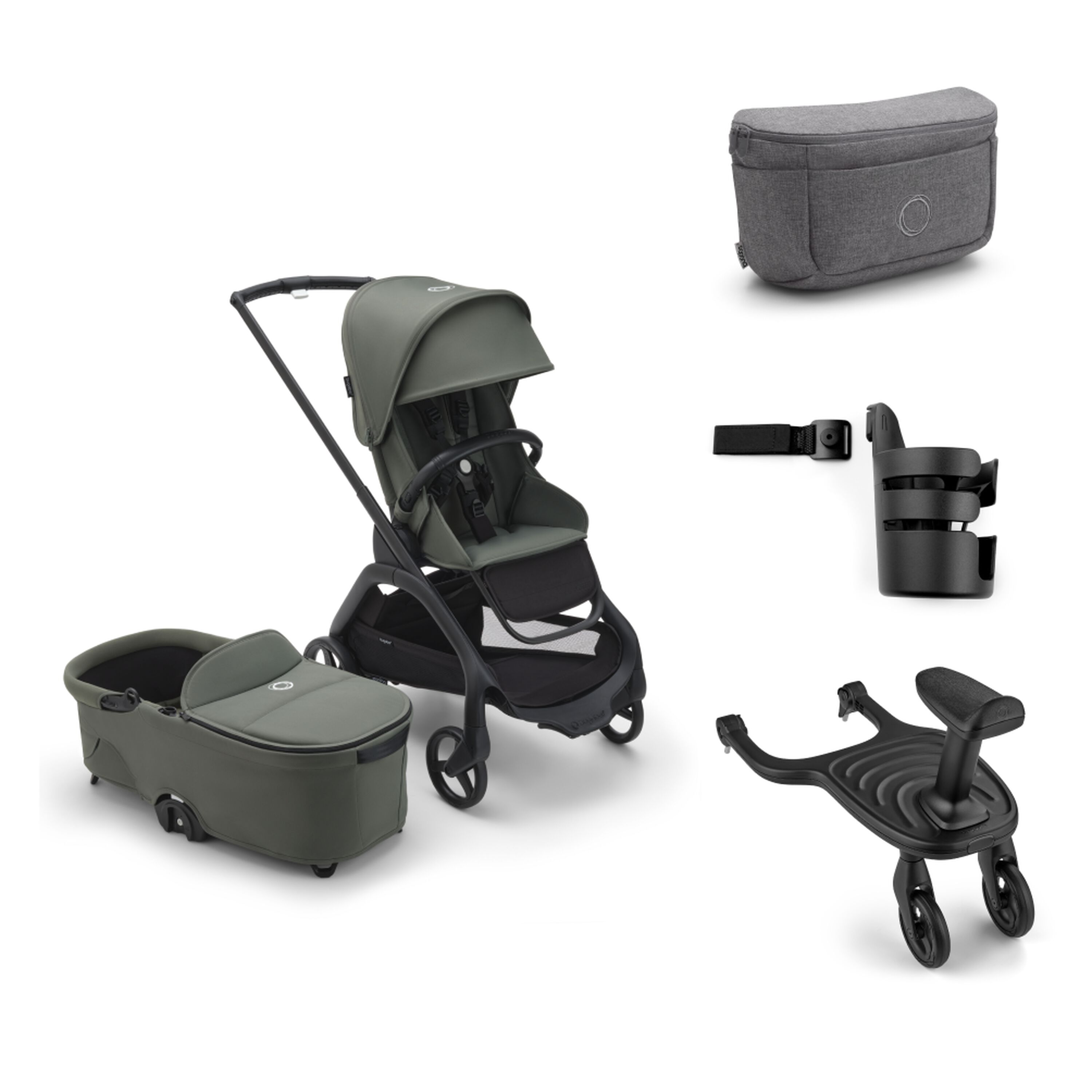 Bugaboo Dragonfly Seat and Bassinet Sibling Essentials Bundle - Main Modal Image Slide 1 of 5