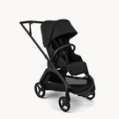 Bugaboo Dragonfly Plus seat stroller black base, heritage black fabrics, heritage black sun canopy