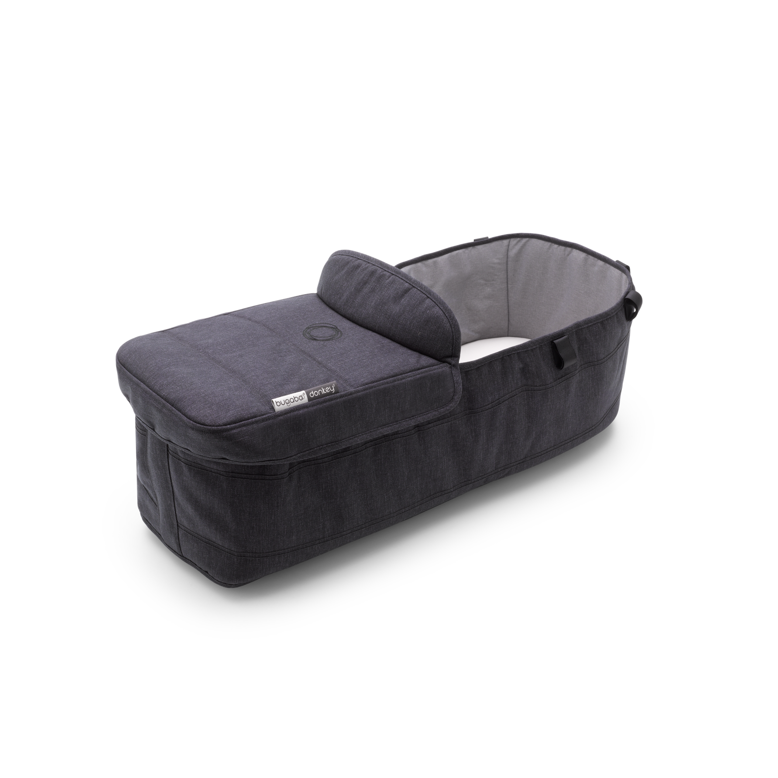 Donkey 3 Mineral pram body fabric | CA | WASHED BLACK - Thumbnail Slide 1 of 1