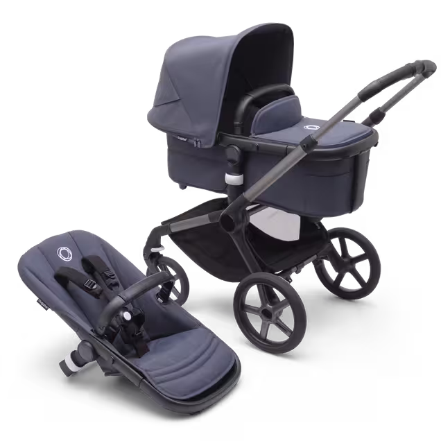Bugaboo Fox 5 complete GRAPHITE/STORMY BLUE-STORMY BLUE - Main Image Slide 1 van 2