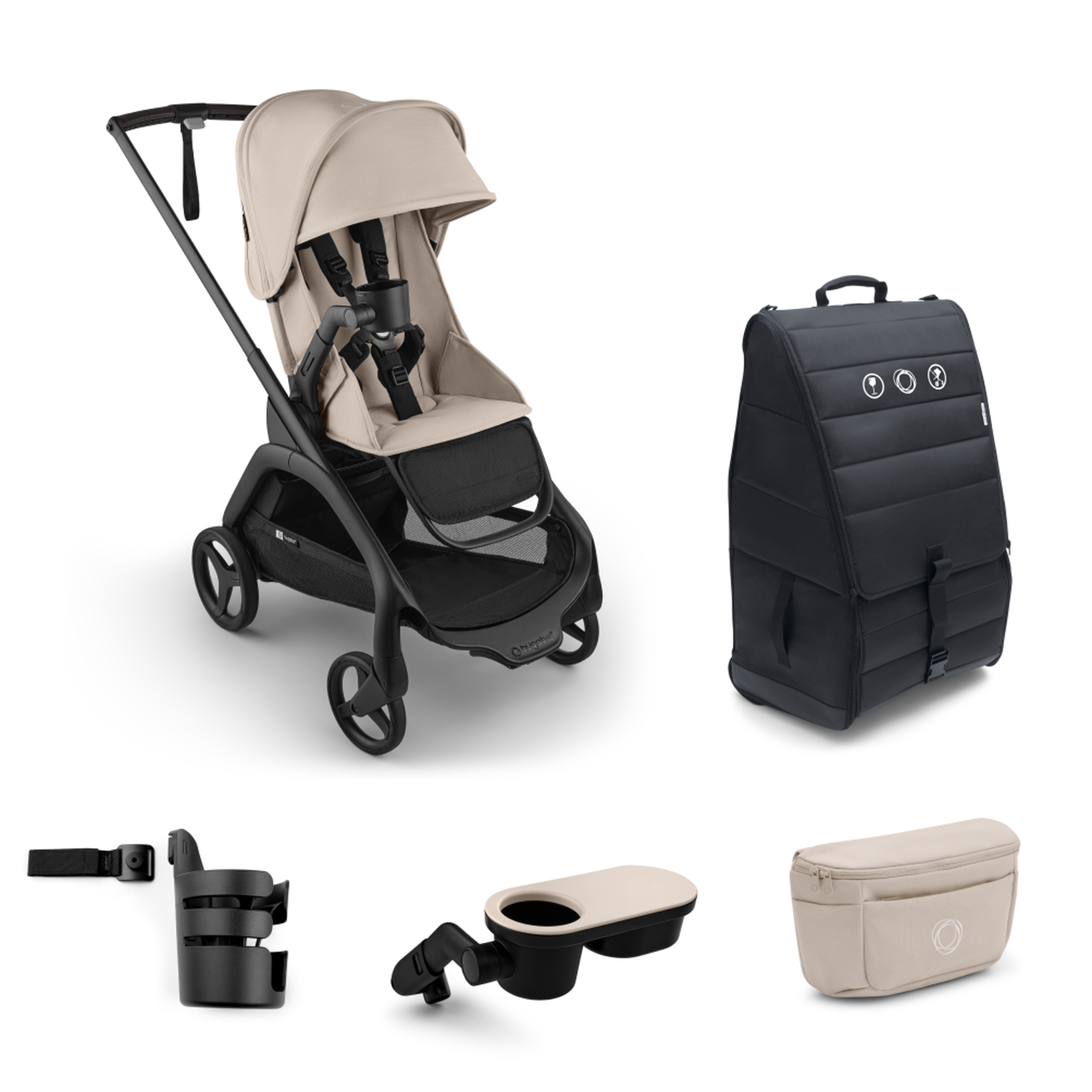 Bugaboo Dragonfly Plus Stroller Travel-ready Bundle - Thumbnail Slide 1 of 7