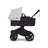 Bugaboo Donkey 6 2-in-1 stroller black base, heritage black fabrics, misty white sun canopy - Thumbnail Slide 2 of 9