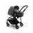 Bugaboo Bee 6 seat stroller grey mélange sun canopy, grey mélange fabrics, black base - Thumbnail Slide 2 of 3