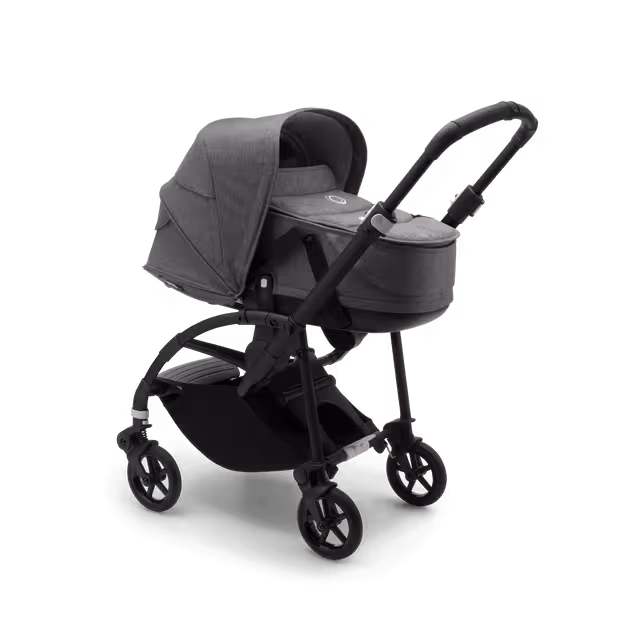 Bugaboo Bee 6 seat stroller grey mélange sun canopy, grey mélange fabrics, black base - Main Image Slide 2 of 3