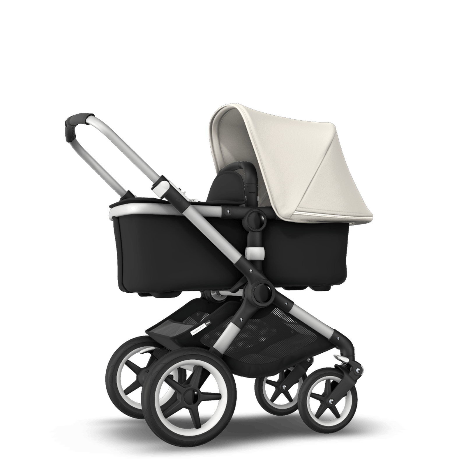 EU - Bugaboo Fox stroller bundle alu black fresh white