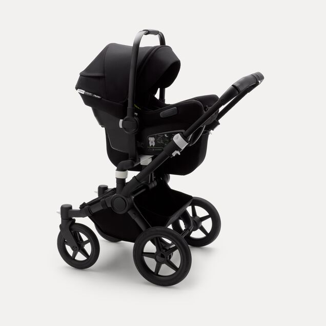 Bugaboo Donkey 3 Mono travel system black sun canopy, black fabrics, black base - Main Image Slide 2 of 16