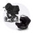 Bugaboo Donkey 3 Duo travel system black sun canopy, black fabrics, aluminium base - Thumbnail Slide 1 of 11