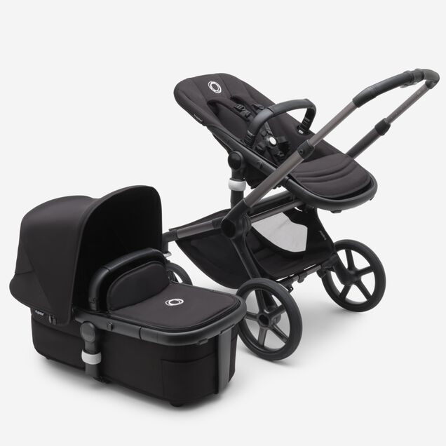 Refurbished Bugaboo Fox 5 complete GRAPHITE/MIDNIGHT BLACK-MIDNIGHT BLACK - Main Image Slide 1 of 1