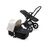 Bugaboo Cameleon 3 Plus seat and bassinet stroller fresh white sun canopy, black fabrics, black base - Thumbnail Slide 9 of 9