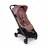 Bugaboo Butterfly 2 Plus travel stroller black base, dusty pink fabrics, dusty pink sun canopy - Thumbnail Slide 1 of 12
