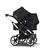 Bugaboo Donkey 3 Duo travel system black sun canopy, black fabrics, aluminium base - Thumbnail Slide 11 of 11