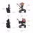 Bugaboo x Konges SlØjd limited edition Fox 5 Renew 2-in-1 stroller black base, heritage black fabrics, dusty pink sun canopy - Thumbnail Slide 8 of 12