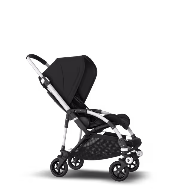 Bugaboo Bee 5 travel system black sun canopy, black fabrics, aluminium base - Main Image Slide 9 of 15