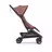 Bugaboo x Konges SlØjd limited edition Butterfly 2 travel pram black base, dusty pink fabrics, dusty pink sun canopy - Thumbnail Slide 2 of 8