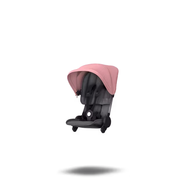 Refurbished Bugaboo Ant style set complete GREY MELANGE-PINK MELANGE - Main Image Slide 5 of 7