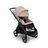 Bugaboo Dragonfly seat pram black base, desert taupe fabrics, desert taupe sun canopy - Thumbnail Slide 3 of 16