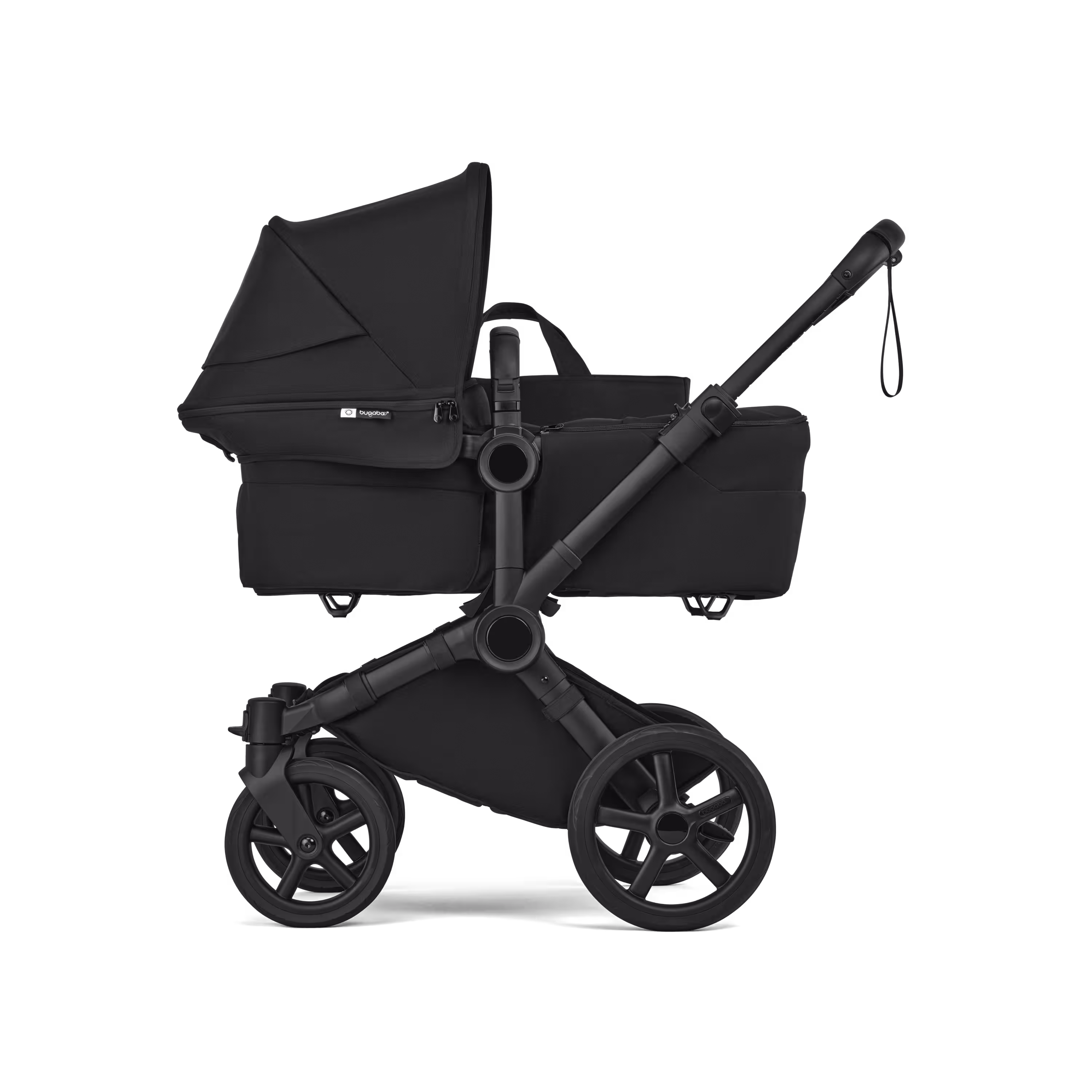 Bugaboo Donkey 6 2-in-1  stroller black base, heritage black fabrics, heritage black sun canopy - Main Modal Image Slide 2 of 10