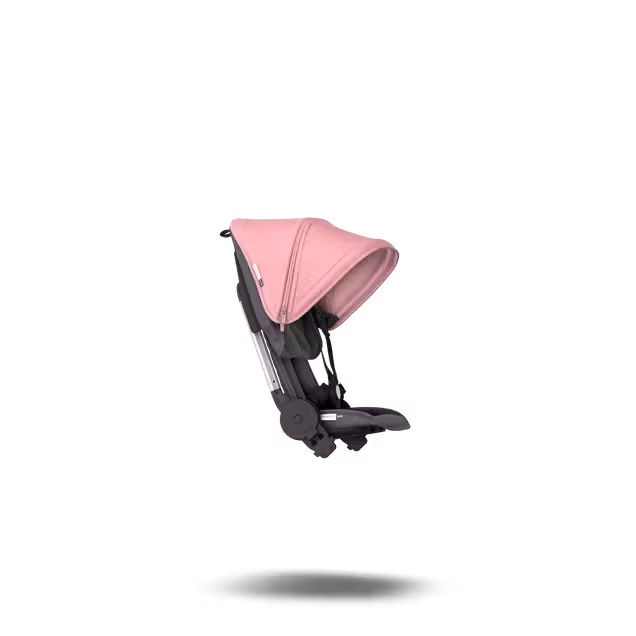 Refurbished Bugaboo Ant style set complete GREY MELANGE-PINK MELANGE - Main Image Slide 4 of 7