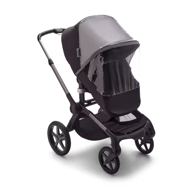Refurbished Bugaboo Fox/Cameleon high performance raincover BLACK - Main Image Slide 3 of 10