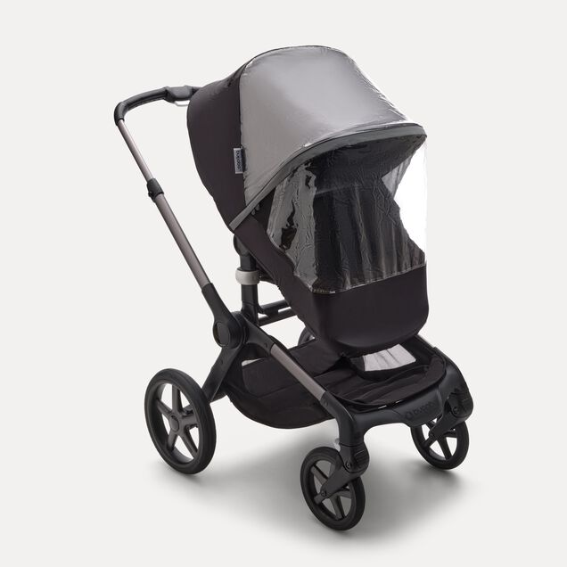 Refurbished Bugaboo Fox/Cameleon high performance raincover BLACK - Main Image Slide 4 of 11