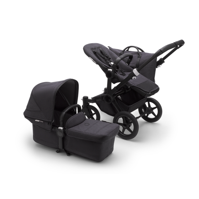 Carrito Bugaboo Fox 2 con silla y capazo Mineral washed black sun