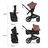 Bugaboo X Artipoppe Fox 5 Renew Limited Edition 2-in-1 pushchair black base, heritage black fabrics, bugaboo x artipoppe sun canopy - Thumbnail Slide 9 of 10