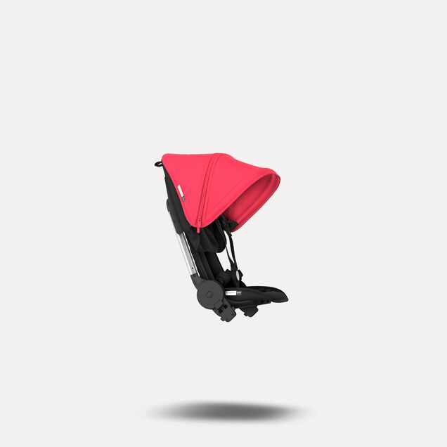 Refurbished Bugaboo Ant style set complete BLACK-NEON RED - Main Image Slide 4 van 7