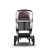 Bugaboo Fox 2 seat and carrycot pushchair soft pink sun canopy, grey melange fabrics, aluminium base - Thumbnail Slide 3 of 10
